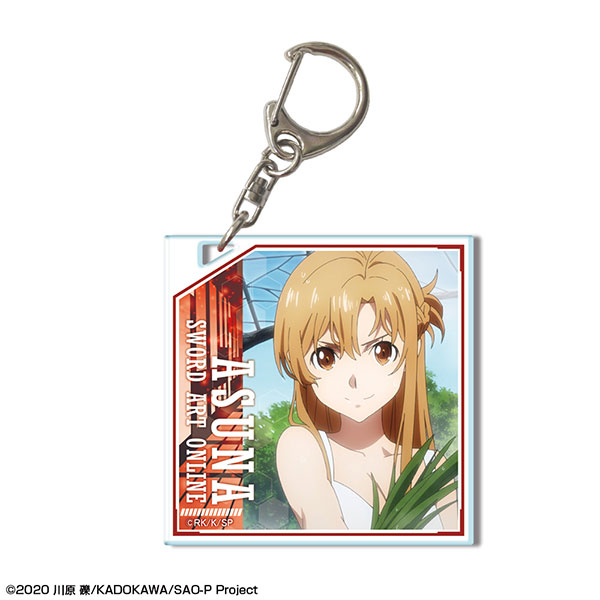 License Agent Sword Art Online -Progressive- Scherzo of Deep Night Acrylic Keychain Asuna /A imagen 1