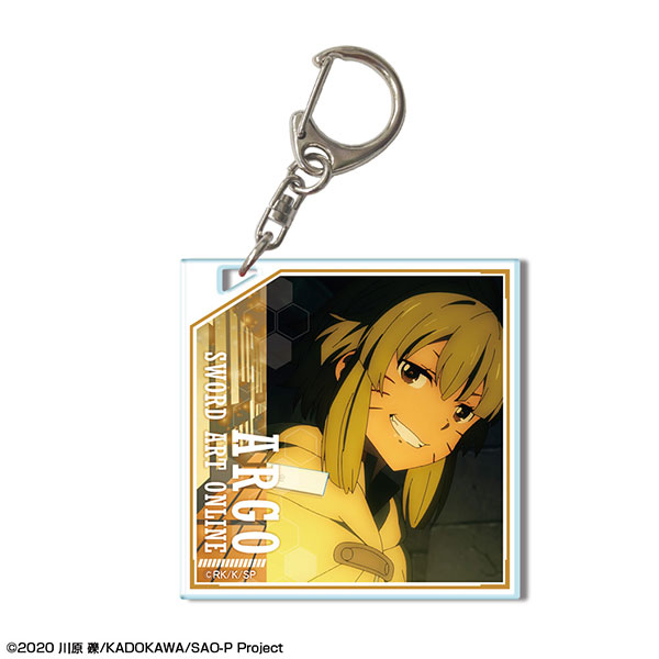 License Agent Sword Art Online -Progressive- Scherzo of Deep Night Acrylic Keychain Argo /B