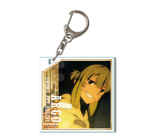 License Agent Sword Art Online -Progressive- Scherzo of Deep Night Acrylic Keychain Argo /B รูปภาพ 1