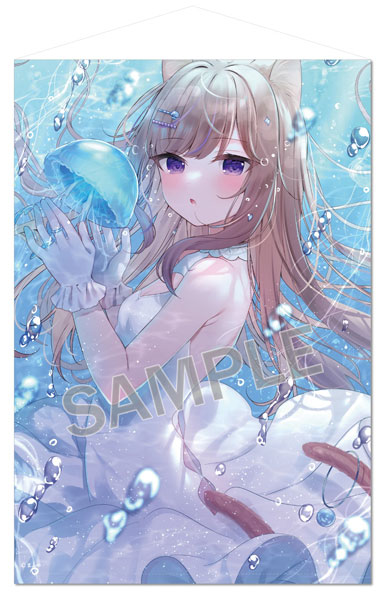 Brendream Mafuyu B1 Wall Scroll Aqua Leo-chan