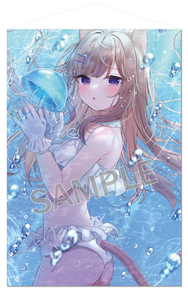 Brendream Mafuyu B1 Wall Scroll Aqua Leo-chan Extra Edition