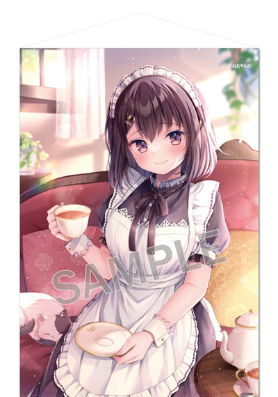 Brendream Nemuri Nemu B2 Wall Scroll Tea Time Kurokawa-san Bild 1