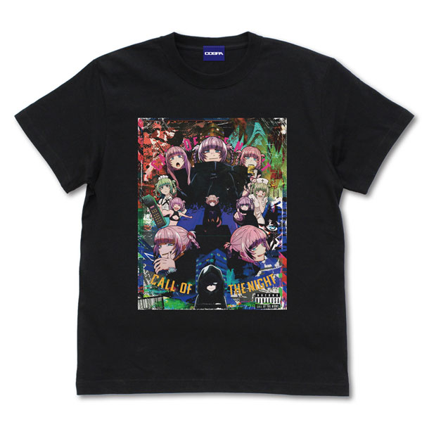 COSPA Call of the Night Full Color T-shirt /BLACK-XL 圖片 1