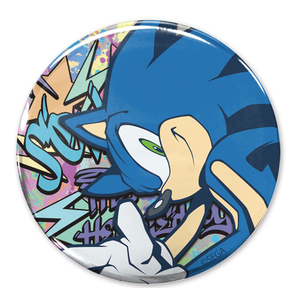 COSPA Sonic the Hedgehog Sonic 65mm Tin Badge GraffitiVer.