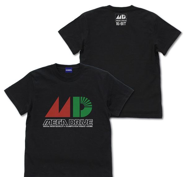 COSPA Megadrive Logo T-shirt /BLACK-S รูปภาพ 1