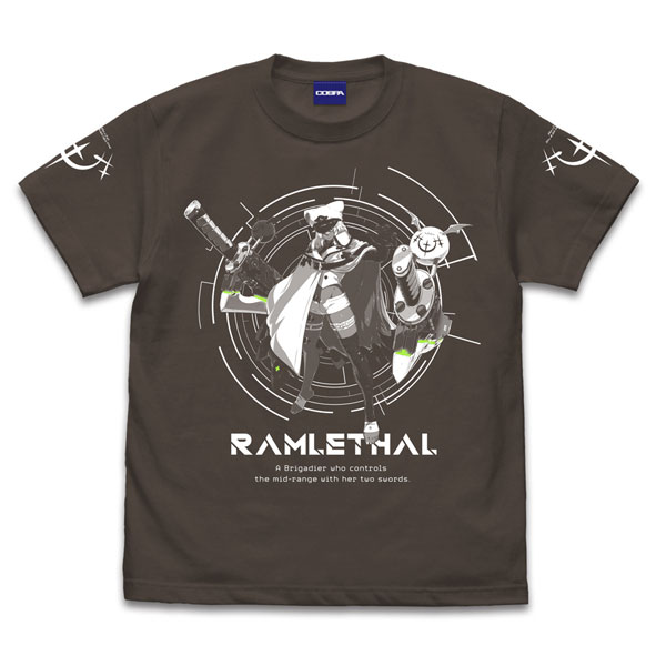 COSPA GUILTY GEAR -STRIVE- Ramlethal T-shirt /CHARCOAL-L