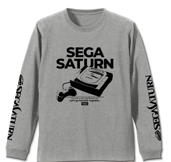 COSPA Sega Saturn Ribbed Long Sleeve T-shirt /MIX GRAY-L รูปภาพ 1