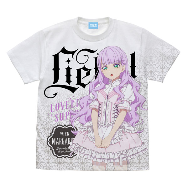 COSPA Love Live! Super Star!! New Illustration Margarete Full Graphic T-shirt Lolita Fashion Ver. /WHITE-XL รูปภาพ 1