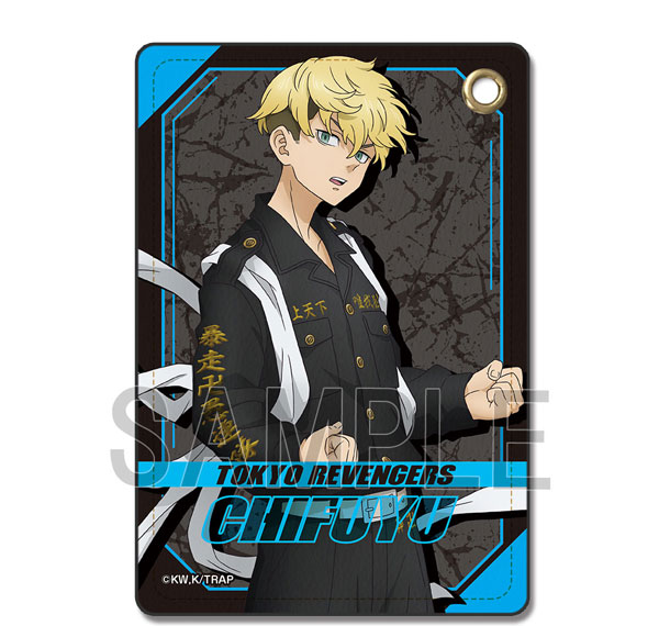 License Agent TV Anime "Tokyo Revengers" Leather Pass Case Ver.4 Design 04 (Chifuyu Matsuno) รูปภาพ 1