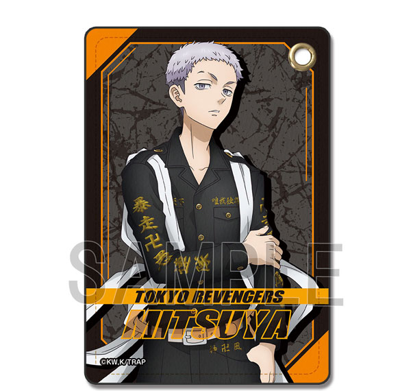 License Agent TV Anime "Tokyo Revengers" Leather Pass Case Ver.4 Design 05 (Takashi Mitsuya) รูปภาพ 1
