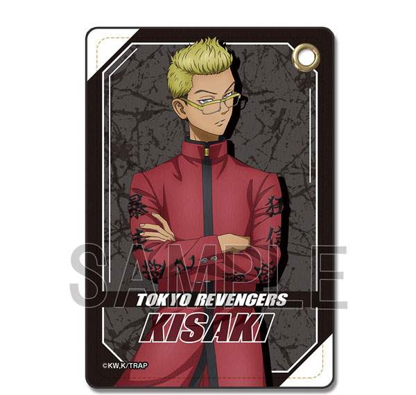 License Agent TV Anime "Tokyo Revengers" Leather Pass Case Ver.4 Design 06 (Tetta Kisaki) Bild 1