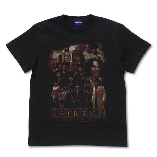 COSPA SIREN Poster T-shirt /BLACK-XL