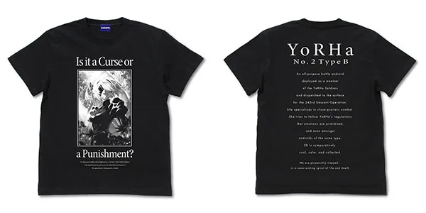 COSPA NieR:Automata Ver1.1a 2B T-shirt /BLACK-L Bild 1