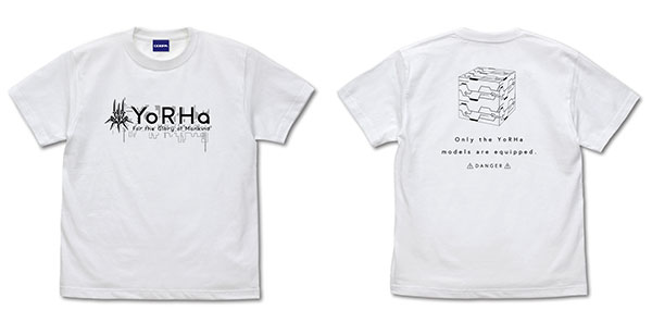 COSPA NieR:Automata Ver1.1a YoRHa Military Force T-shirt /WHITE-S รูปภาพ 1