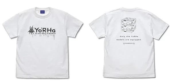 COSPA NieR:Automata Ver1.1a YoRHa Military Force T-shirt /WHITE-XL รูปภาพ 1