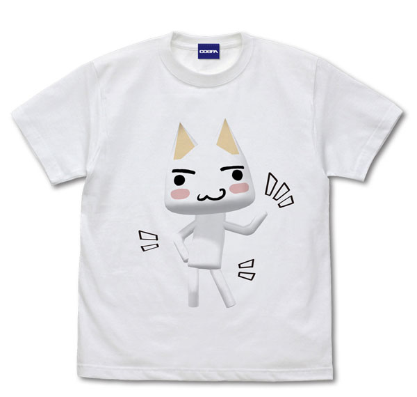 COSPA Dokodemo Issho Toro no Dance T-shirt /WHITE-M Bild 1