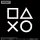 COSPA PlayStation T-shirt for PlayStation Shapes Logo Glich ver. /BLACK-S Bild 2