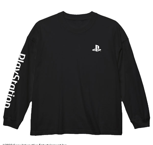 COSPA PlayStation Big Silhouette Long Sleeved T-shirt for PlayStation /BLACK-XL รูปภาพ 1