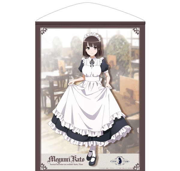 COSPA COSPA Depo Exclusive Saekano: How to Raise a Boring Girlfriend Fine New Illustration Megumi Kato B2 Wall Scroll Cure Maid Cafe ver.