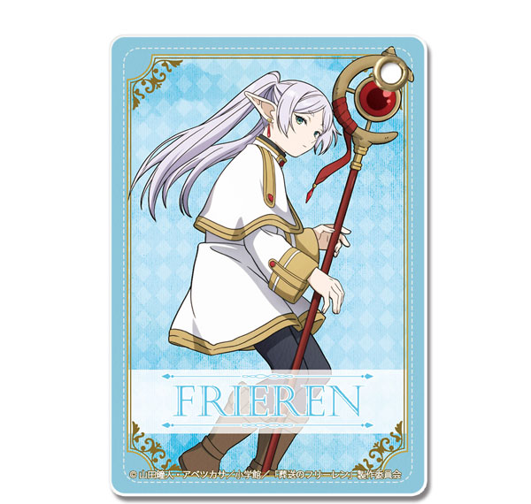 License Agent TV Anime "Frieren: Beyond Journey's End" Leather Pass Case Design 02 (Frieren /B) Bild 1