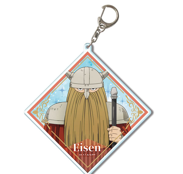 License Agent TV Anime "Frieren: Beyond Journey's End" Big Acrylic Keychain Design 09 (Eisen) รูปภาพ 1