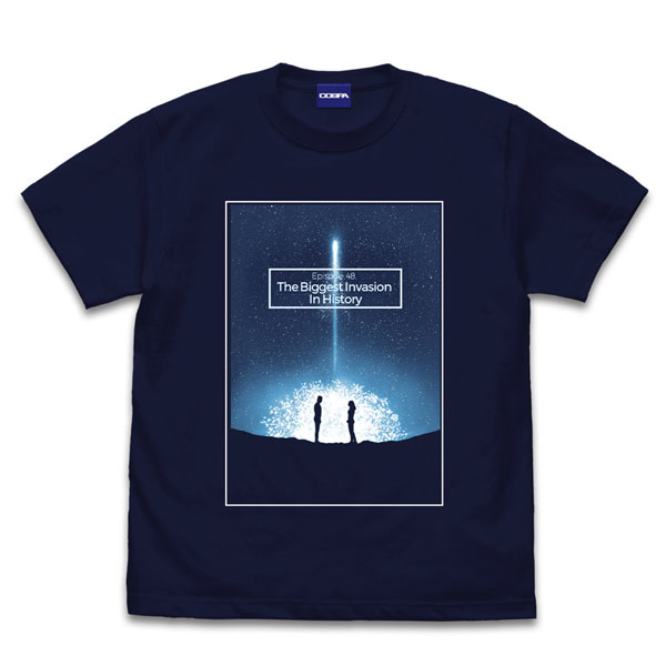 COSPA Ultra Seven Ultra Seven Art T-shirt The Biggest Invasion in History /NAVY-L