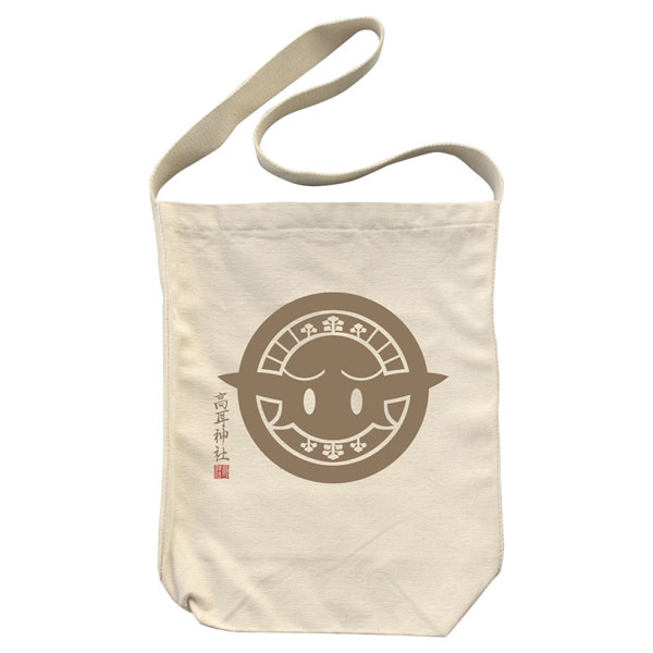 COSPA TV Anime "Otaku Elf" Takamimi Shrine Shrine Crest Shoulder Tote Bag /NATURAL gambar 1