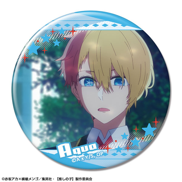 License Agent TV Anime [Oshi no Ko] Tin Badge Ver.2 Design 02 (Aqua) 圖片 1