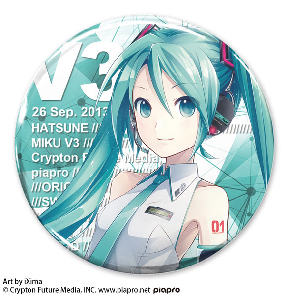 COSPA Hatsune Miku V3 Tin Badge