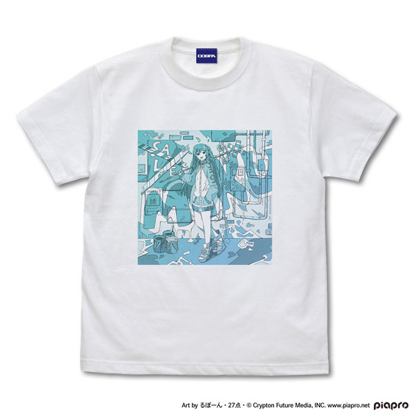 COSPA Hatsune Miku T-shirt Ruubon 27 Ver. /WHITE-M