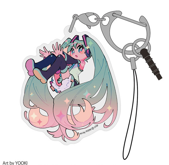 COSPA Hatsune Miku Acrylic Multi Keychain YOOKI Ver. Bild 1