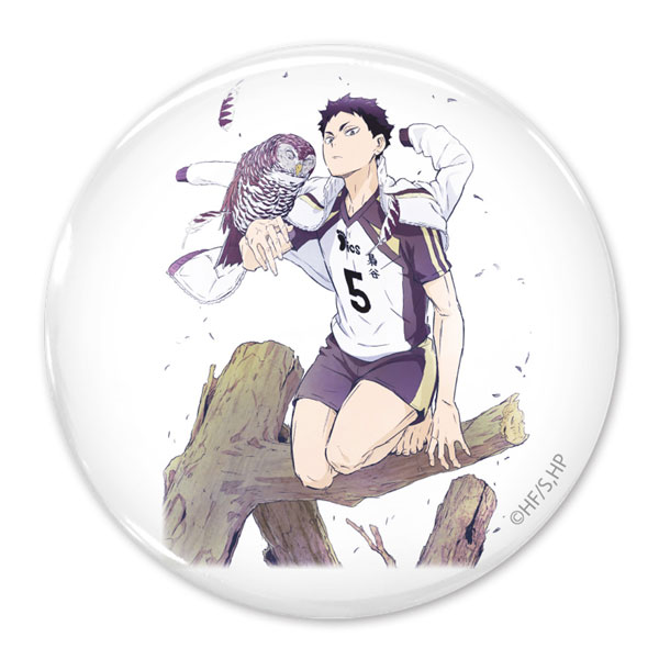 COSPA Haikyuu!! Keiji Akaashi 65mm Tin Badge Ver.2.0