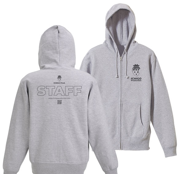 COSPA [Oshi no Ko] Strawberry Productions Zip Hoodie /MIX GRAY-XL รูปภาพ 1