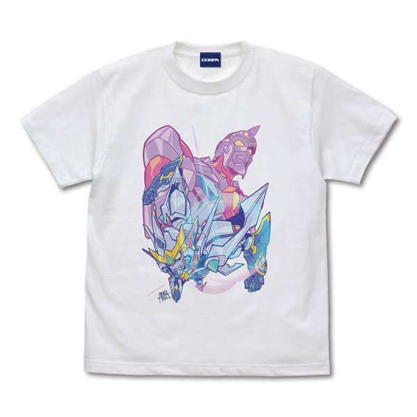 COSPA GRIDMAN UNIVERSE Akira Amemiya New Illustration Full Color T-shirt /WHITE-S รูปภาพ 1
