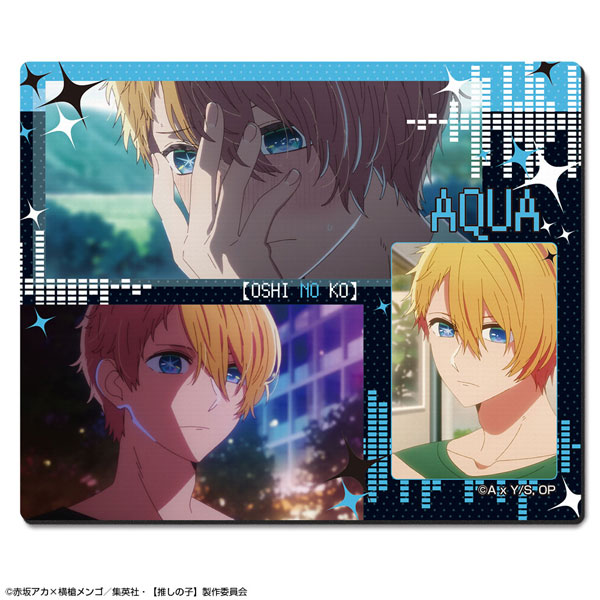 License Agent TV Anime [Oshi no Ko] Rubber Mouse Pad Ver.2 Design 02 (Aqua) 图片 1