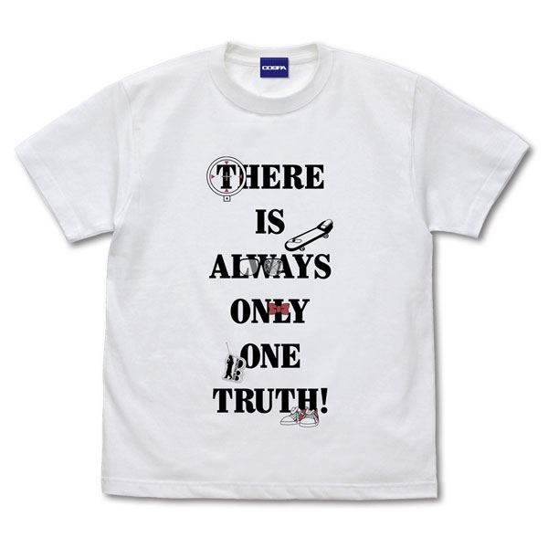 COSPA Detective Conan There is Always Only One Truth Message T-shirt Ver.2.0 /WHITE-L
