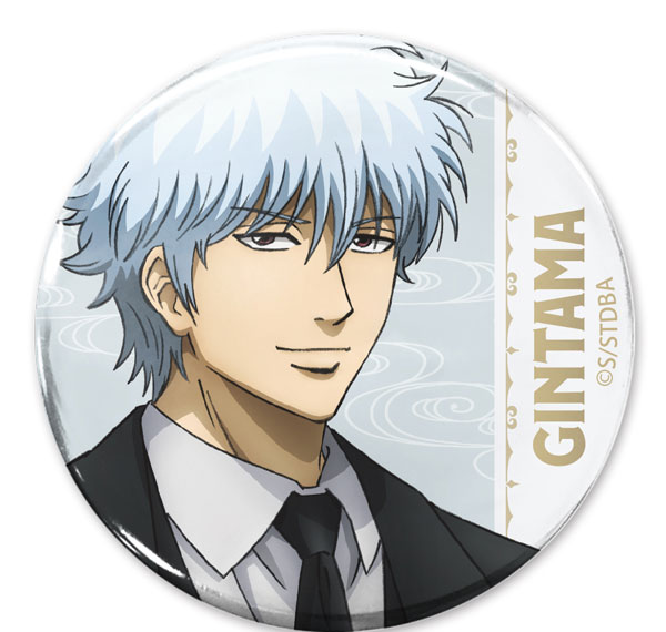 COSPA Gintama Gintoki Sakata 65mm Tin Badge Suit Ver. Bild 1