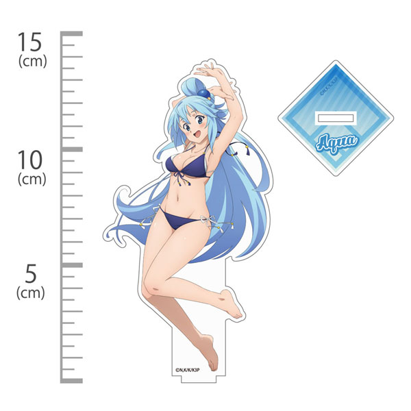 COSPA KonoSuba 3 New Illustration Aqua Swimsuit Ver. Acrylic Stand image 1