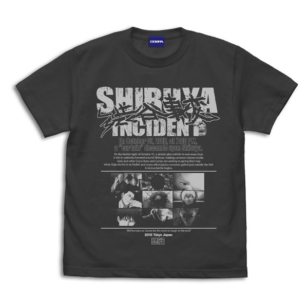 COSPA Jujutsu Kaisen Shibuya Incident T-shirt /SUMI-S รูปภาพ 1