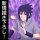 COSPA NARUTO Shippuden New Illustration Sasuke Uchiha Double-sided Full Graphic T-shirt /S image 5
