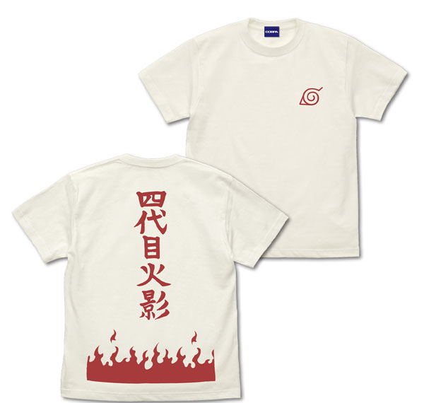 COSPA NARUTO Shippuden 4th Hokage T-shirt /VANILLA WHITE-S