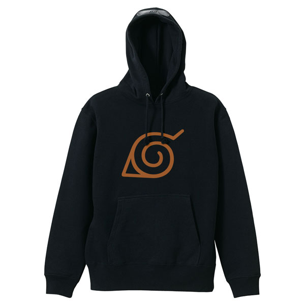 COSPA NARUTO Shippuden Hidden Leaf Village Pullover Hoodie /BLACK-XL