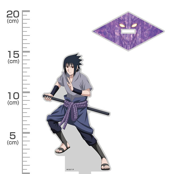 COSPA NARUTO Shippuden New Illustration Sasuke Uchiha Acrylic Stand (Large) รูปภาพ 1