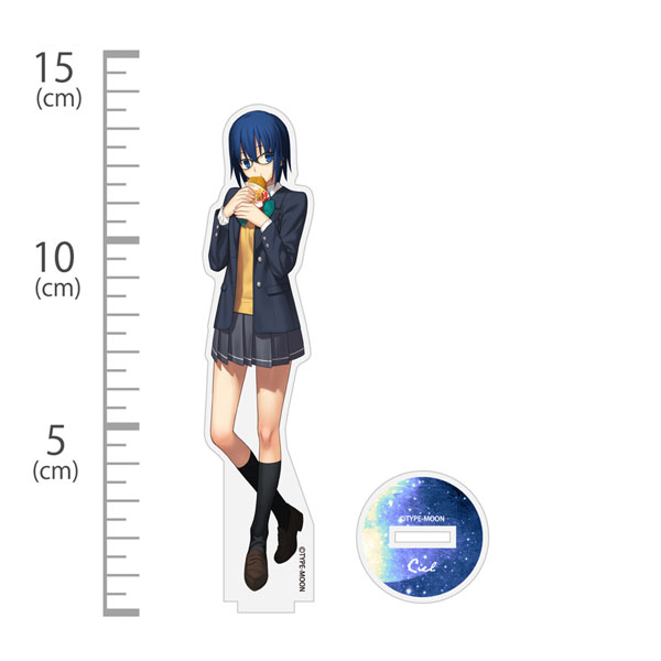 COSPA Tsukihime -A piece of blue glass moon- Ciel Acrylic Stand Curry Bread Munch Munch Ver. imagen 1
