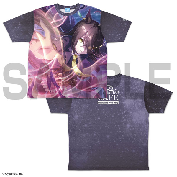 COSPA Umamusume Pretty Derby Manhattan Cafe Double-sided Full Graphic T-shirt /S image 1