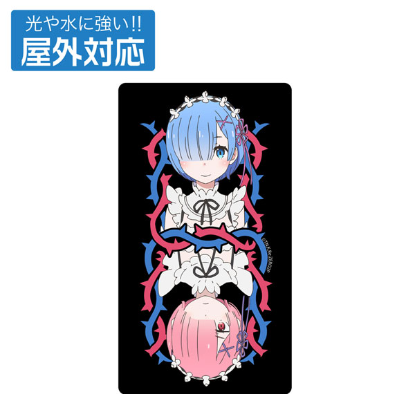COSPA Re:ZERO -Starting Life in Another World- 람 & 렘 야외용 스티커