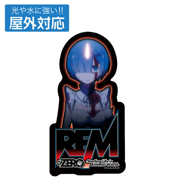 COSPA Re:ZERO -Starting Life in Another World- Demon Rem Outdoor Compatible Sticker