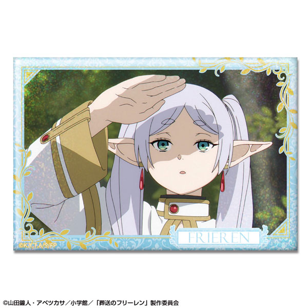 License Agent TV Anime "Frieren: Beyond Journey's End" Hologram Tin Badge Design 03 (Frieren /C) gambar 1