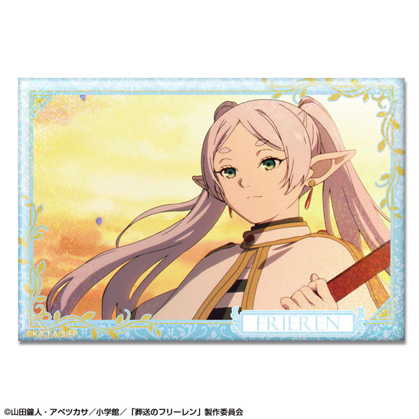 License Agent TV Anime "Frieren: Beyond Journey's End" Hologram Tin Badge Design 06 (Frieren /F) gambar 1