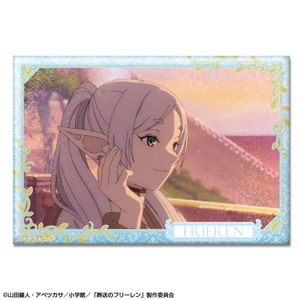 License Agent TV Anime "Frieren: Beyond Journey's End" Hologram Tin Badge Design 07 (Frieren /G) image 1